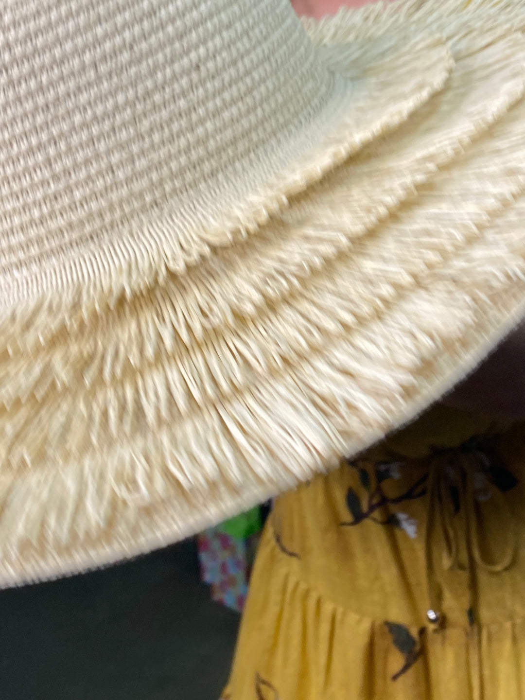 Sombrero Beige Rafia Lux (#118)